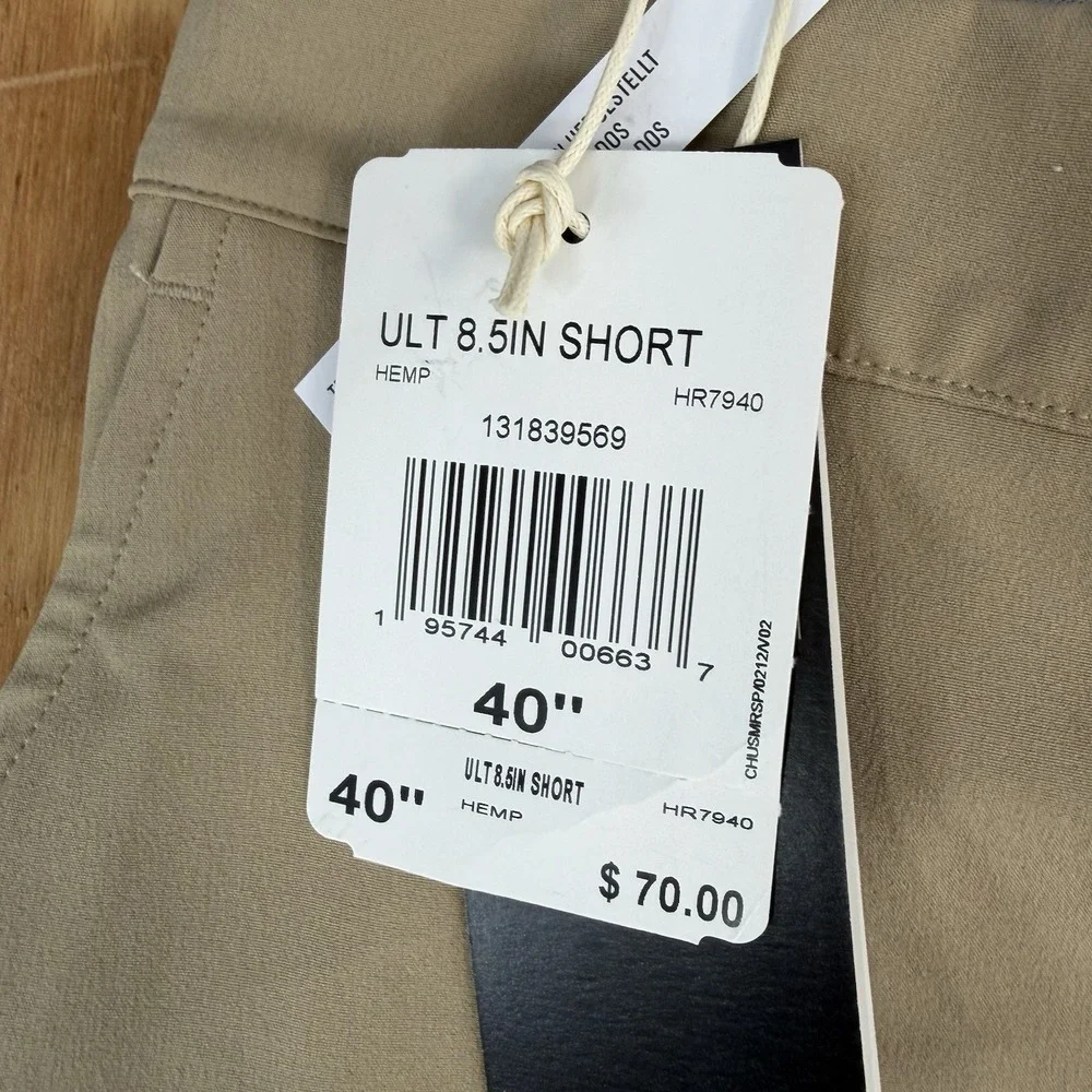 New Adidas Ultimate 365 Stretch Golf Shorts 40‎ Solid Tan Brown  8.5